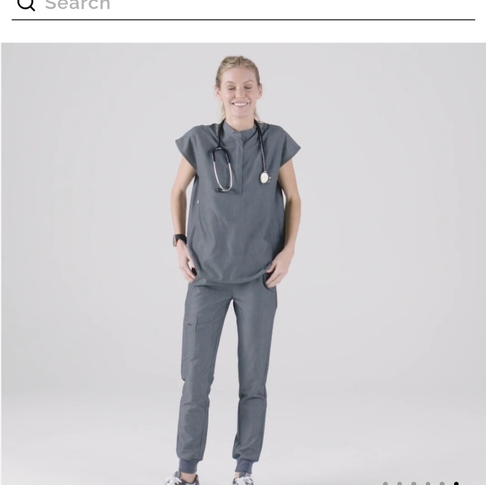 Figs teal xs scrubs, jogger style pants